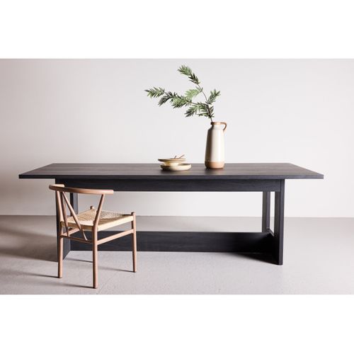 Table à Manger Design "milly" 235cm Noir