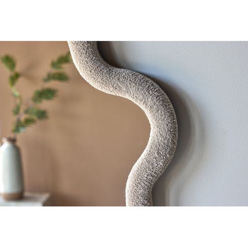 Miroir En Tissu Bouclette Kungsbacka 70 X 70 Cm