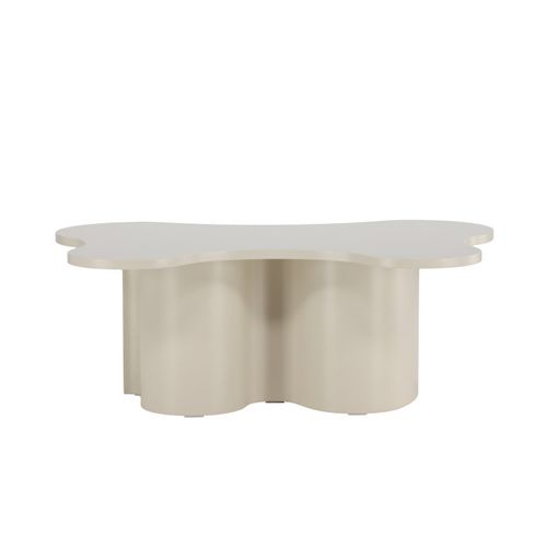 Table Basse Design "flow" 120cm Beige