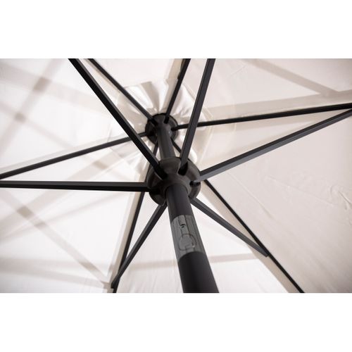 Parasol En Métal "leeds" 300cm Blanc