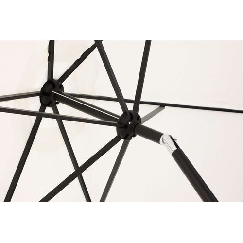 Parasol En Métal "leeds" 300cm Blanc
