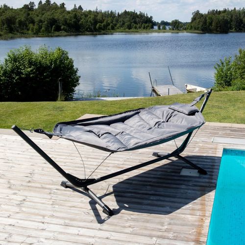 Hamac En Tissu "nino" 305cm Noir