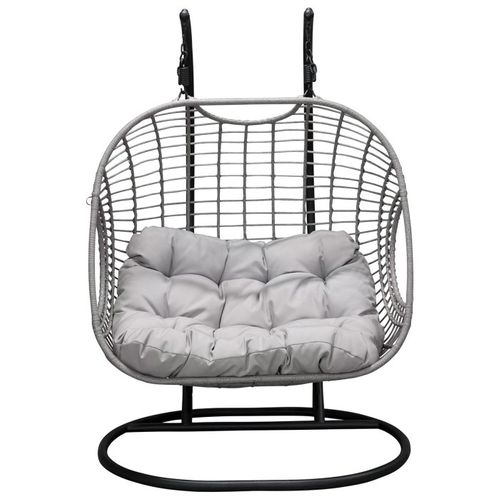 Fauteuil Suspendu Double "viga" 196cm Gris