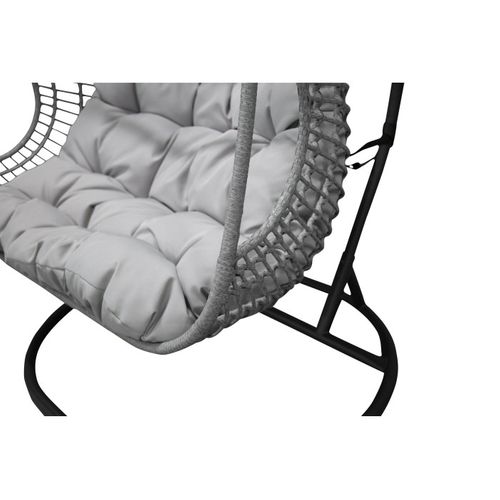 Fauteuil Suspendu Double "viga" 196cm Gris