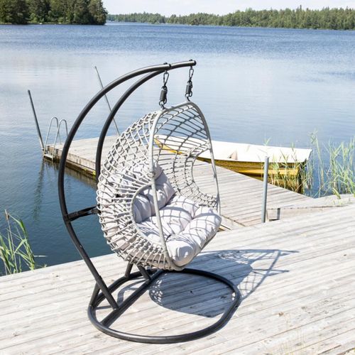 Fauteuil Suspendu Double "viga" 196cm Gris