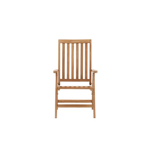 Chaise De Jardin En Teck "kenya" 105cm Naturel