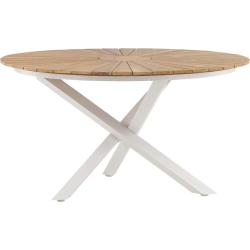 Table à Manger Mexico Blanc 140x140 Cm