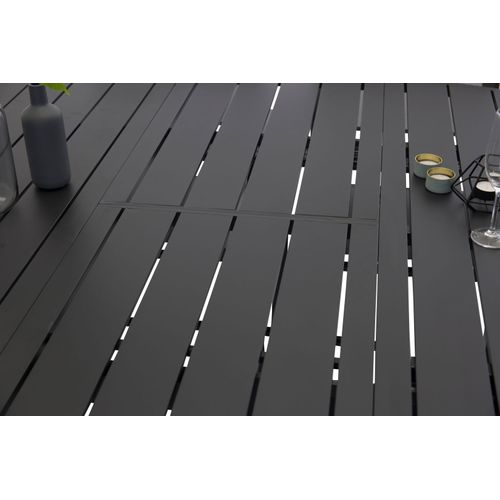 Table De Jardin Marbella Noir 120x120 Cm