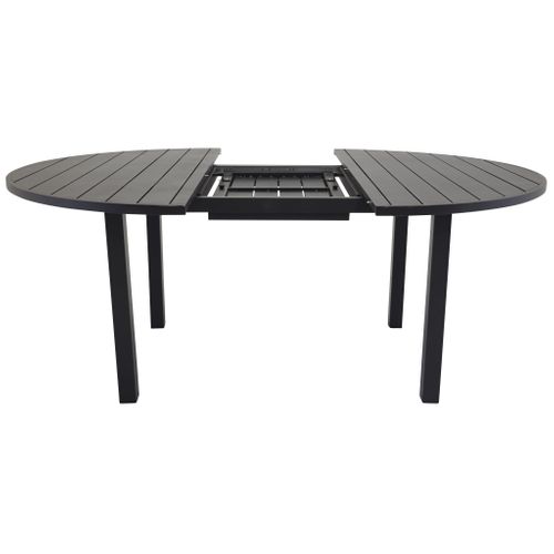 Table De Jardin Marbella Noir 120x120 Cm