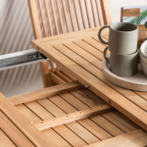 Table De Jardin Extensible Panama Blanc