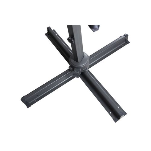 Parasol Design "leeds" 293cm Gris Foncé