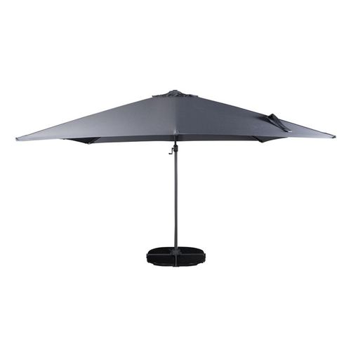 Parasol Design "leeds" 293cm Gris Foncé