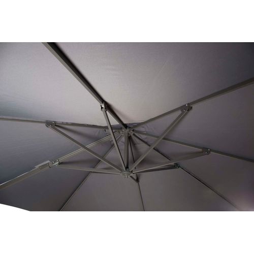 Parasol Design "leeds" 293cm Gris Foncé
