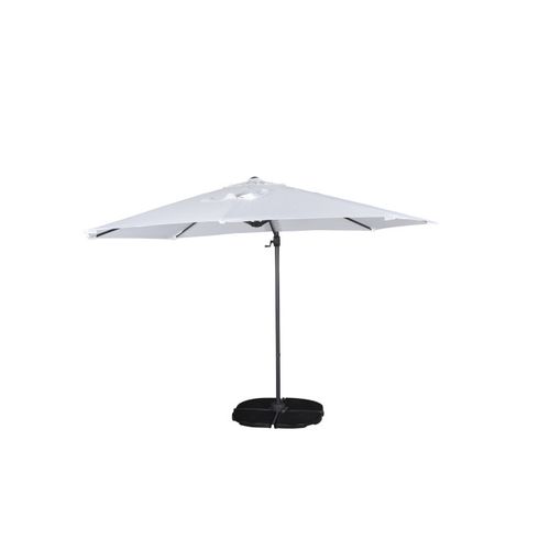 Parasol Déporté Rotatif "leeds" 300cm Blanc