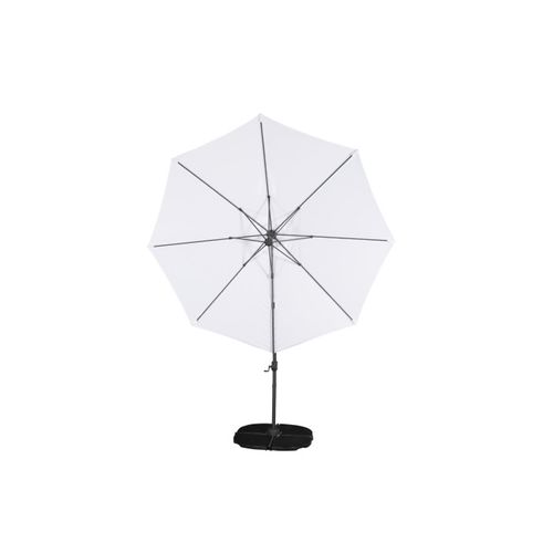 Parasol Déporté Rotatif "leeds" 300cm Blanc