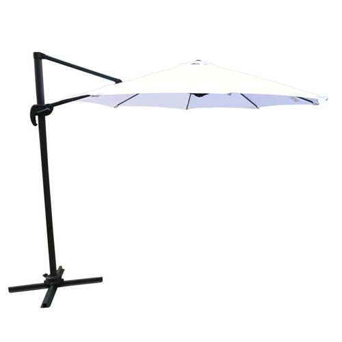 Parasol Déporté Rotatif "leeds" 300cm Blanc