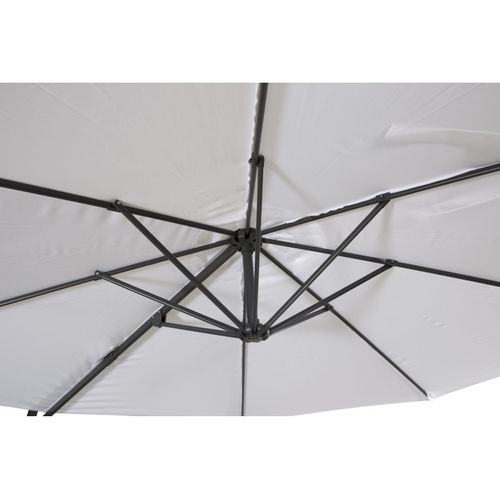 Parasol Déporté Rotatif "leeds" 300cm Blanc