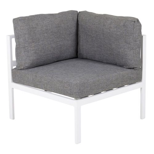 Module Canapé D'angle De Jardin "copacabana" 74cm Blanc