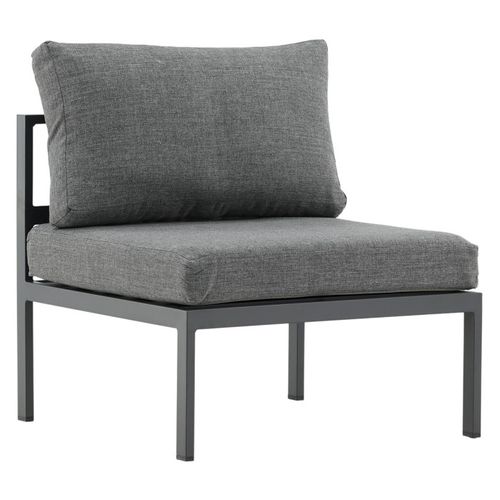 Module Canapé De Jardin "copacabana" 74cm Noir