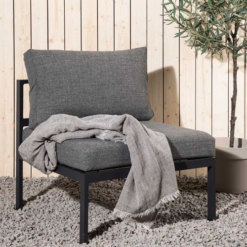 Module Canapé De Jardin "copacabana" 74cm Noir