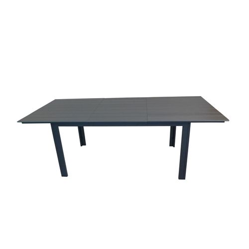 Table De Jardin Levels Noir Extensible 8 Personnes 310 x 100 x 74 Cm