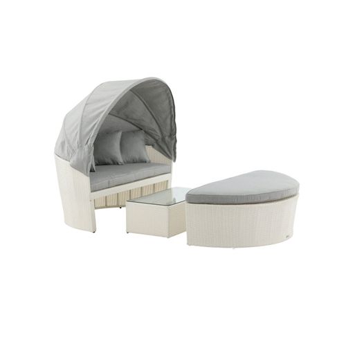 Salon De Jardin "padova" 153cm Blanc