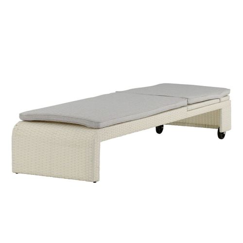 Transat à Roulettes "london" 196cm Blanc