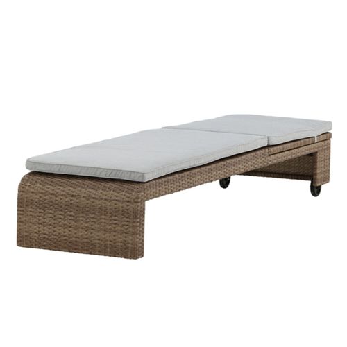 Transat à Roulettes "london" 196cm Naturel