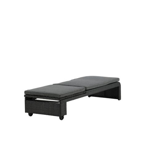 Transat à Roulettes "london" 196cm Noir