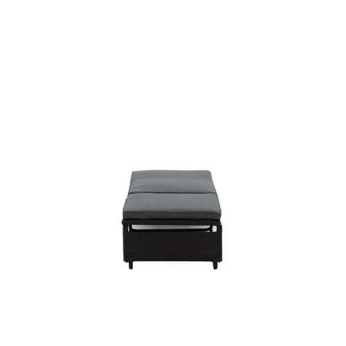 Transat à Roulettes "london" 196cm Noir