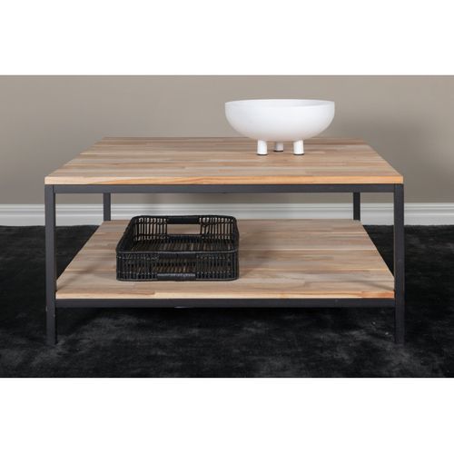 Table Basse En Teck "cirebon" 80cm Naturel