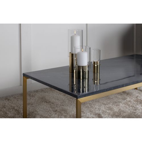 Table Basse En Marbre "estelle" 120cm Gris