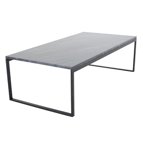 Table Basse En Marbre "estelle" 120cm Gris