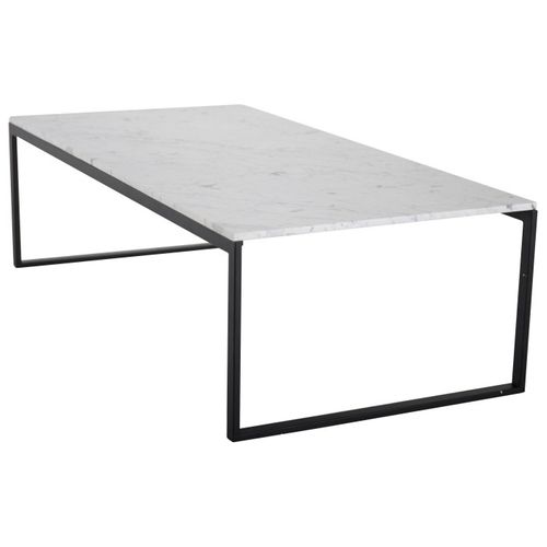 Table Basse En Marbre "estelle" 120cm Blanc