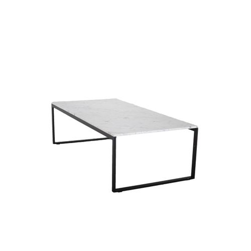 Table Basse En Marbre "estelle" 120cm Blanc