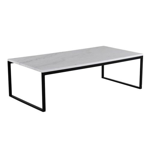 Table Basse En Marbre "estelle" 120cm Blanc