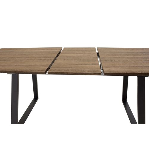 Table à Manger Extensible "inca" 160-200cm Marron