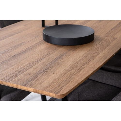 Table à Manger Extensible "inca" 160-200cm Marron