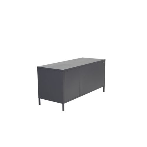 Meuble TV 3 Portes "acero" 120cm Noir
