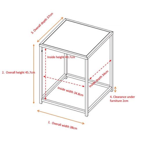 Table D'appoint En Acier Staal