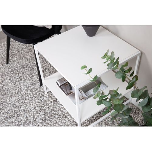 Table D'appoint Avec Étagère  En Acier Staal