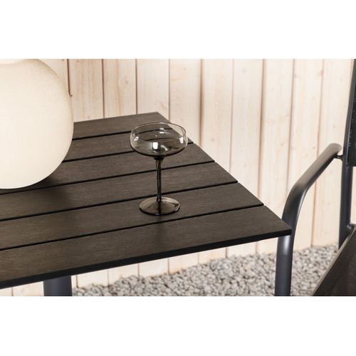Table De Jardin "colorado" 74cm Noir