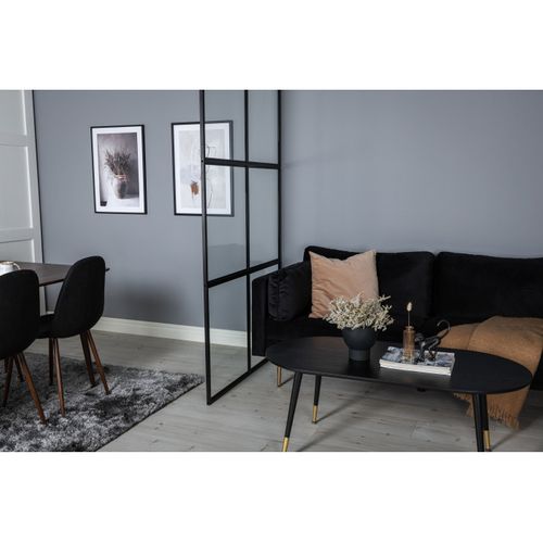 Cloison De Séparation "leif" 120x210cm Noir