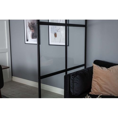 Cloison De Séparation "leif" 120x210cm Noir