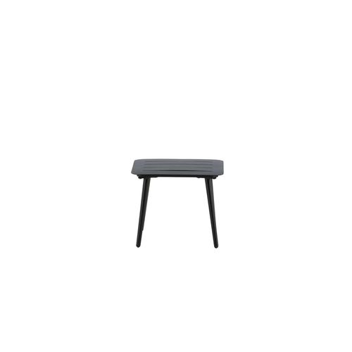 Table D'appoint De Jardin Carrée "lina" 40cm Noir