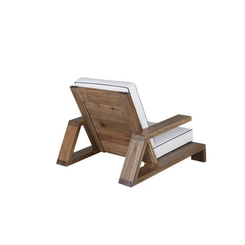 Fauteuil De Jardin En Bois "daria" 100cm Marron