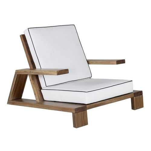 Fauteuil De Jardin En Bois "daria" 100cm Marron