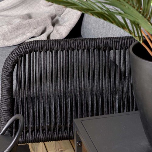 Ensemble Canapé D'angle Et Table Basse De Jardin Berlin