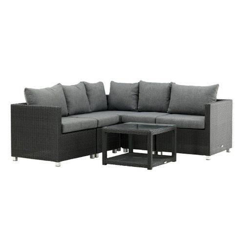 Salon De Jardin "vamos" 200cm Noir