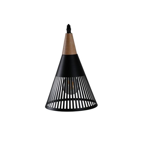 Lampe Suspension Déco "gruid" 25cm Noir